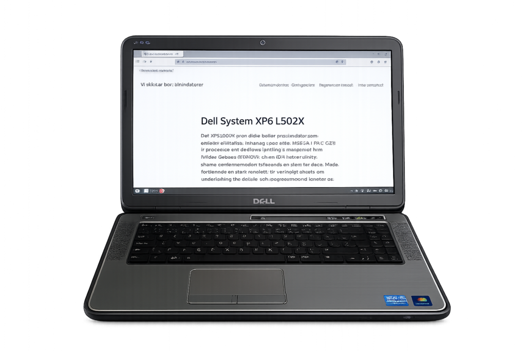 Dell System XPS L502X